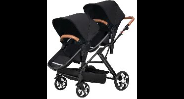 MzShop - Kinderwagen voor tweeling - Buggy tweeling - Kinderwagen dooky - Buggy duo - Kinderwagen duo - Kinderwagen dubbel