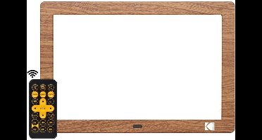 ApexArte® Digitale Fotolijst met Wifi - Fotolijsten - Frameo App - HD Kwaliteit - Bruin