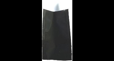 Luxe Kadozakjes Zwart Matglans | 7x13cm 50 stuks | 80gr glanzend wit