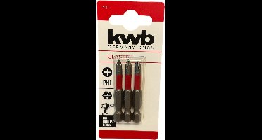 KWB 3 bitjes standaard 50mm PH1