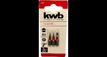 KWB 3 bitjes standaard 25mm vlak 4