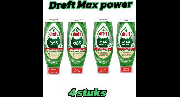 Dreft Max Power Original afwasmiddel - 4 x 640 ml