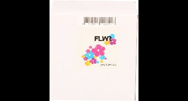 FLWR - Labelprinterrol / DK-44205 / Wit - Geschikt voor Brother