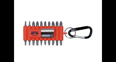 Bahco 59S/22-2 Standaard schroevendraaierbitset, bithouder en bithouderadapter 1/4" - 22 stuks