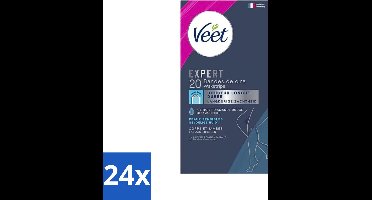 Veet Expertn - Ontharingsstrips - Lichaam & benen - Normale huid - 20 Strips - Voordeelverpakking - 24 stuks