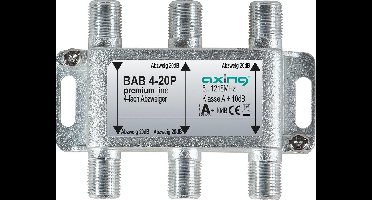 Axing BAB 4-20P Kabel-TV lasdoos 4-voudig 5 - 1218 MHz