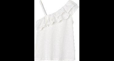 Vertbaudet Asymmetrisch geruit T-shirt voor meisjes