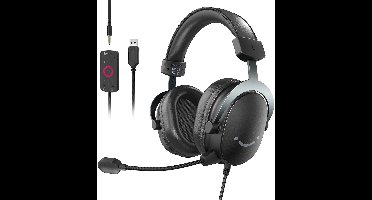 FIFINE H9 - RGB Over-Ear Active Noise Canceling Headset - Voor Gaming - Streaming - Podcast - Met microfoon - geschikt voor PS5/PS4 - PC