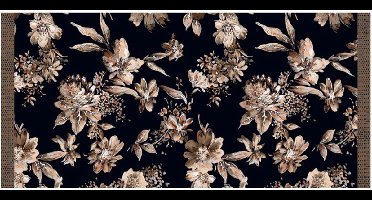 MD Entree - Design mat - Universal - Autumn Flowers - Vloerkleed - Antislip - Machine wasbaar - 67 x 150 cm