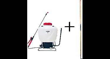Synx Tools Voegenmes RVS + Spear & Jackson Drukspuit Rugzak 15 Liter - Onkruidverdelger - zuurbestendig - 1 Jaar Garantie - onkruidmes - voegenkrabber met steel 150cm