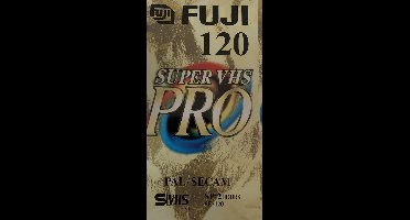 Fuji Super SE-120 SVHS super VHS PRO 120min / 2uur videoband video cassette