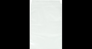 Plastic zakken met plakstrip (pe) 245 x 350 + 50 mm 50 micron