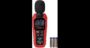 DailySupplies® Professionele Decibelmeter - DB Meter - Geluidsmeter - Rood