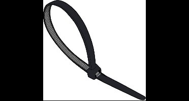 REDWOOD KABELBANDJES 7.6X370 ZWART NYLON 200 STUKS