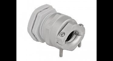 Kabelwartel PG29 met spanningsverlichting en buigbescherming grijs