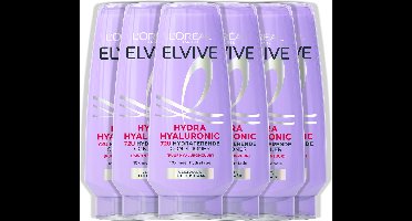 L'Oréal Paris Elvive Hydra Hyaluronic Conditioner - Voor verzwakt, futloos haar - 10x meer hydratatie - 6x200 ml