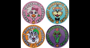 FaNaTtiK Five Nights at Freddy's Coaster Set-Pizzaplex (Diversen) Nieuw
