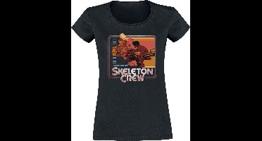 Star Wars Skeleton Crew - Retro Riding Dames T-shirt - zwart - XXL