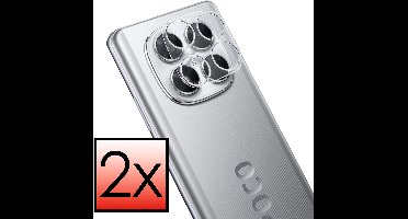 Camera Lens Protector - 2 Stuks - Geschikt voor Xiaomi Poco X7 - Camera Screenprotector - Beschermglas - Gehard Glas - Tempered Glass - Screen Protector