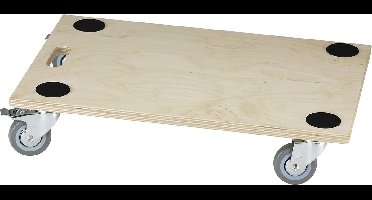 dörner + helmer 290705 Atlas Economy Transportroller Laadvermogen (max.): 300 kg 590 mm x 390 mm x 120 mm