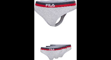 Fila Urban String Gekleurde Waistband - Maat S - 3 Pack - Grijs