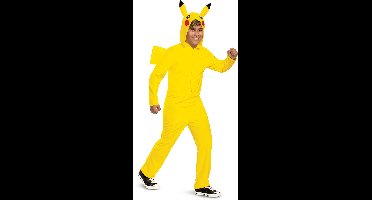 POKÉMON, PIKACHU JUMPSUIT MET CAPUCHON DELUXE, MAAT M (7-8 JAAR)