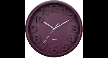 Karlsson Wandklok Elevated Classic Numbers - Dark mauve - 5x33.5x33.5cm - Wandklok Scandinavisch