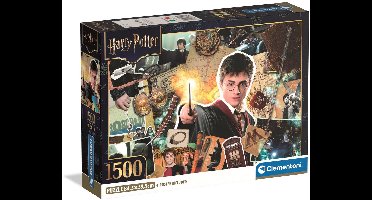 Clementoni - Puzzel - 1500 Stukjes - Harry Potter Compact Box
