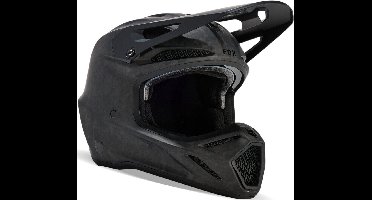 FOX V3 RS Carbon Solid Mat Zwart MIPS Crosshelm - Maat XL - Helm