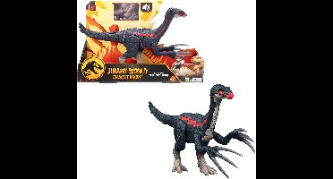 Jurassic World Sla en Brul Therizinosaurus - Met aanvalsfunctie en geluiden - Chaos Theory