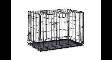 Beeztees Bench - Hondenbench - Zwart - XL - 107x70x76 cm