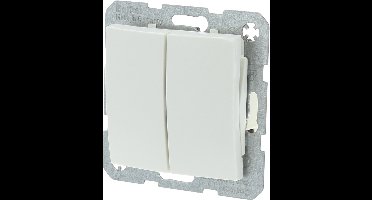 Berker S1 Wissel/wissel Schakelaar - Inbouw - Polarwit