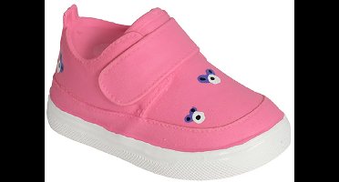 Hondenspeelgoed - vorm schoen - roze latex 14 cm - met piep