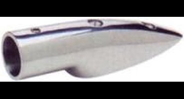 Goldenship Railbevestiging-eindbasis Zilver 22 mm