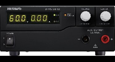 VOLTCRAFT DPPS-60-10 Labvoeding, regelbaar 1 - 60 V/DC 0 - 10 A 600 W USB Programmeerbaar Aantal uitgangen: 1 x
