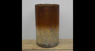 SENSE Waxinelichthouder Copper - Kaarsenhouder - Theelichten houder- sfeerlicht - Clinder vaas