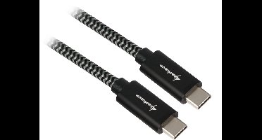 Sharkoon USB 3.1 C-C bk/gy 0.5m