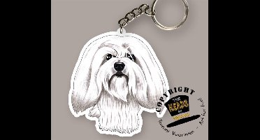 Sleutelhanger Hond Coton de Tulear