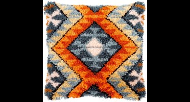 Vervaco - Knoopkussen kit - Etnische print - PN-0174512 - Borduren - Borduurpakket - Borduurpakket volwassenen - Borduurpakket kind