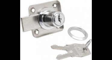 20mm schuifslot voor lade en kasten + schroeven