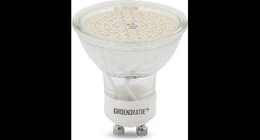 Groenovatie LED Spot GU10 Fitting - 5W - SMD - 52x50 mm - Warm Wit - Dimbaar