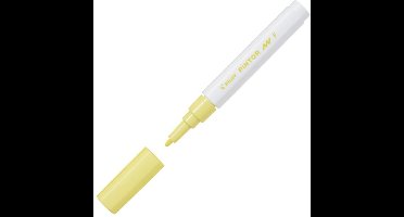 Pilot Pintor Pastel Gele Verfstift - Fine marker met 1,0mm schrijfbreedte - Inkt op waterbasis - Dekt op elk oppervlak, zelfs de donkerste - Teken, kleur, versier, markeer, schrijf, kalligrafeer…
