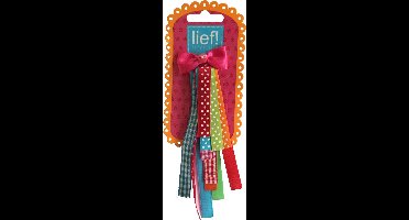 Strikje met lintjes elastiekje Roze - Lief Lifestyle