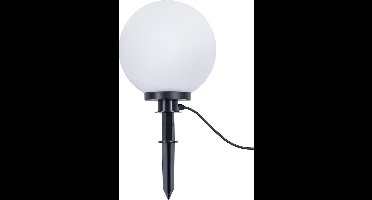 REALITY BOLO - Grondspie - Zwart - 1x E27 - Buitenverlichting - IP44 - D30cm