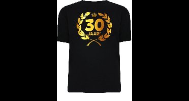 Gouden Krans T-Shirt - 30 jaar (maat xl)