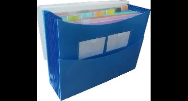 EXXO-HFP # 41628 - A4 "GROEI" Vakkenmap - 6 Tabs & 7 Vakken - Marine blauw - 1 stuks