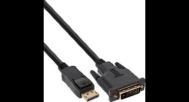 Premium DisplayPort naar DVI kabel - DP 1.1 (1920 x 1200) / zwart - 0,30 meter