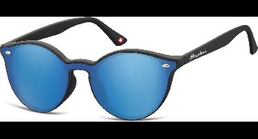 Montana MS46- zonnebril- havana- blauw spiegel