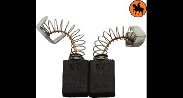 Koolborstelset voor AEG zaag HK190 - 6,4x12,5x17mm