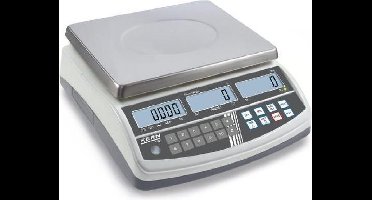 Kern CPB 30K0.5N-SR CPB 30K0.5N Telweegschaal Weegbereik (max.) 30 kg Resolutie 0.5 g werkt op stekkernetvoeding Zilver
